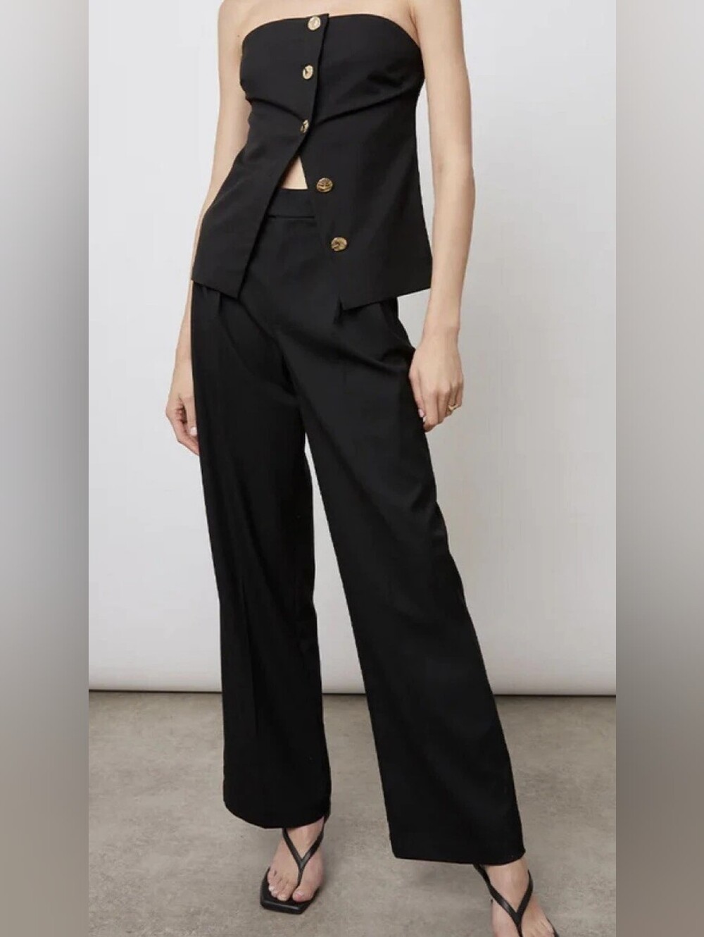 NWT Rails Marnie Black Twill Pants, Size 8
